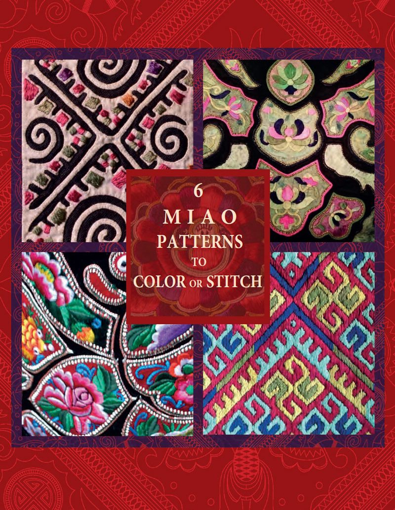 6 Free Miao Patterns to Stitch or Color